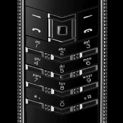 Vertu Signature Clous De Paris Black Keypad Mobile Phone - Image 4