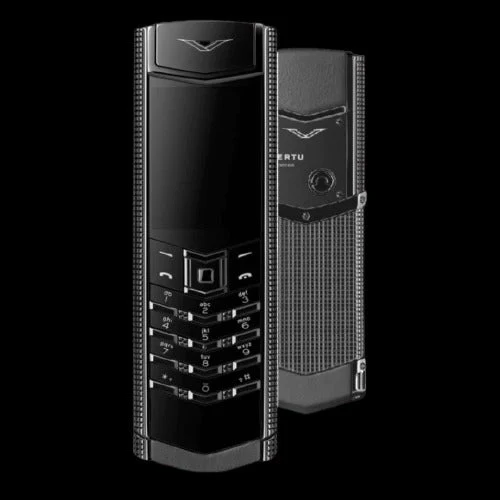 Vertu Signature Clous De Paris Black Keypad Mobile Phone - Image 5