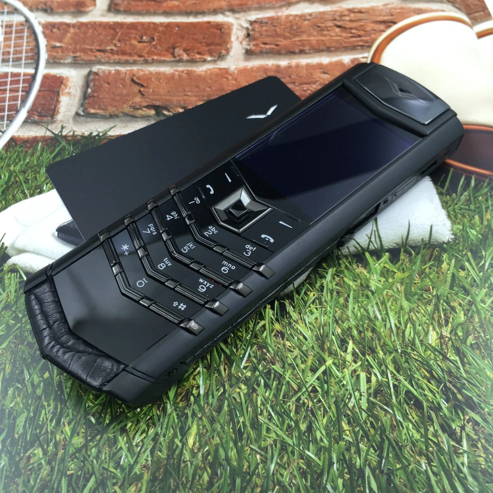 Vertu Signature S All Black Crocodile Business Luxury Mobile Phone - Image 3
