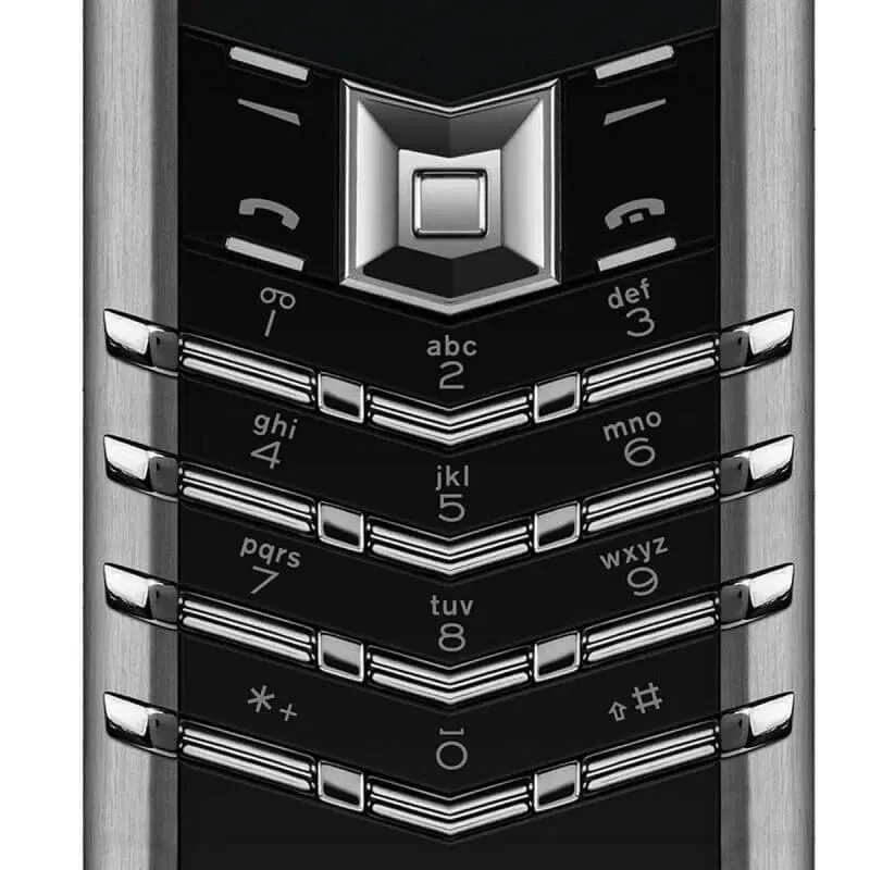 Vertu Signature S Black Silver Luxury Mobile Phone - Image 3