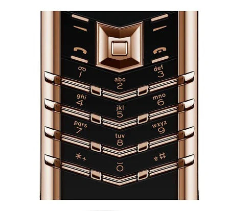 Vertu Signature S Rose Gold Black Ceramic Keypad Mobile Phone - Image 4